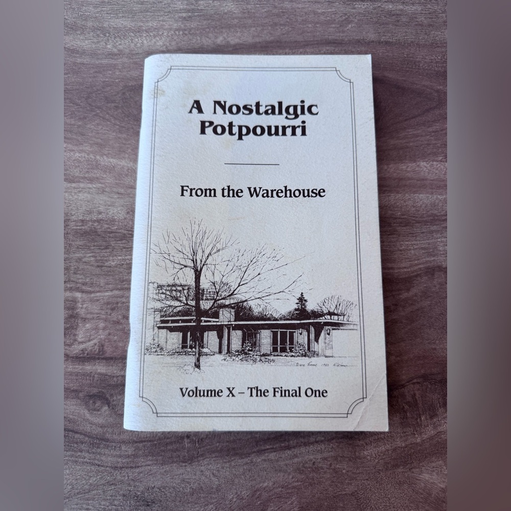 A Nostalgic Potpourri From The Warehouse Volume X- The Final One - Cookbook 70s